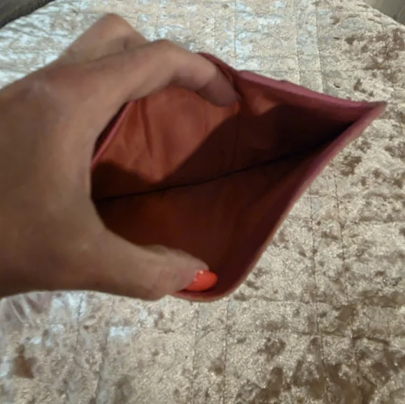 Vintage Prada Pink Leather Wallet with Gold Logo - Picture 5 of 10